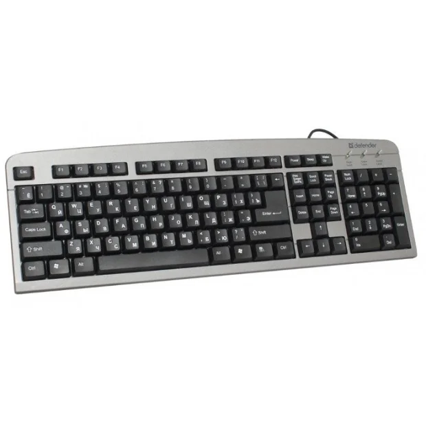 Клавиатура Defender Element HB-520 PS/2 RU (серый)